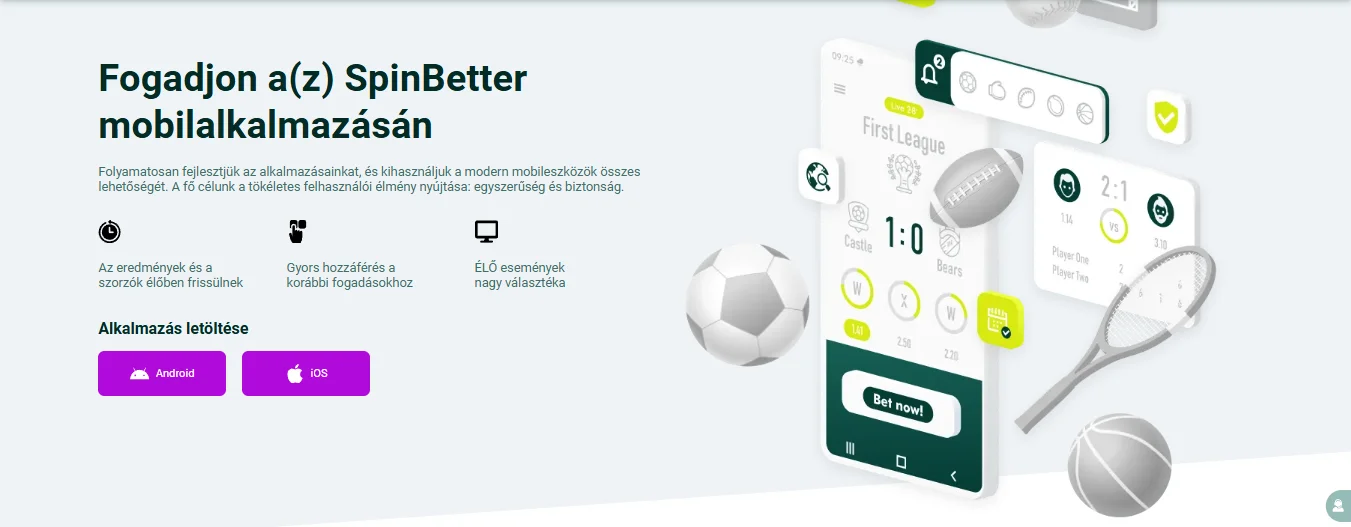 SpinBetter app